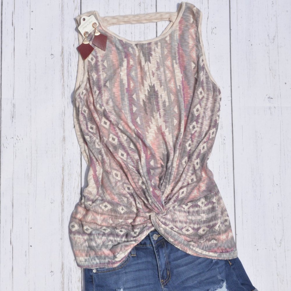 Aztec Print Tank